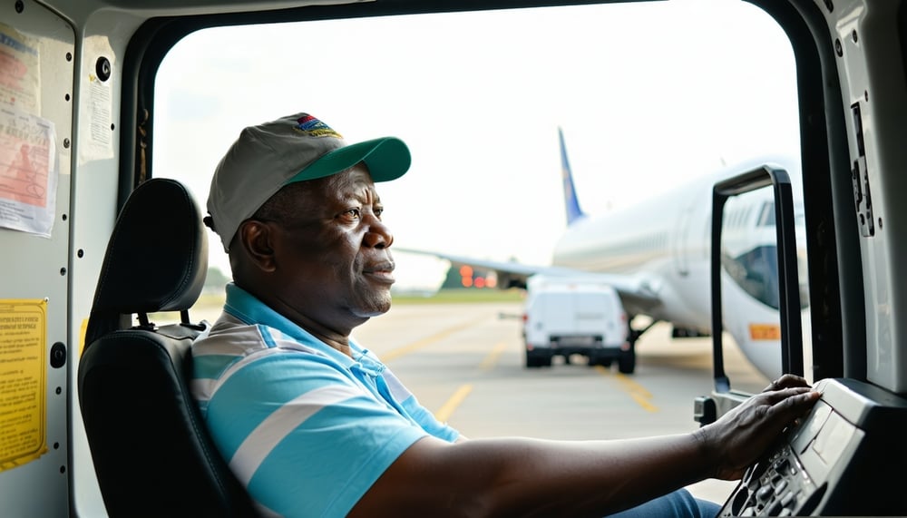 Zambian long haul driver heading to Europe